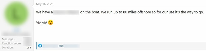 screenshot of a forum comment