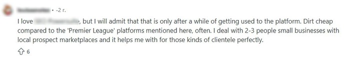 screenshot of a comment on reddit
