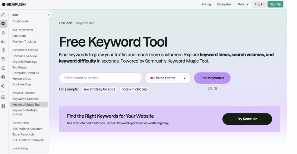 Tools for measuring SEO performance - 1