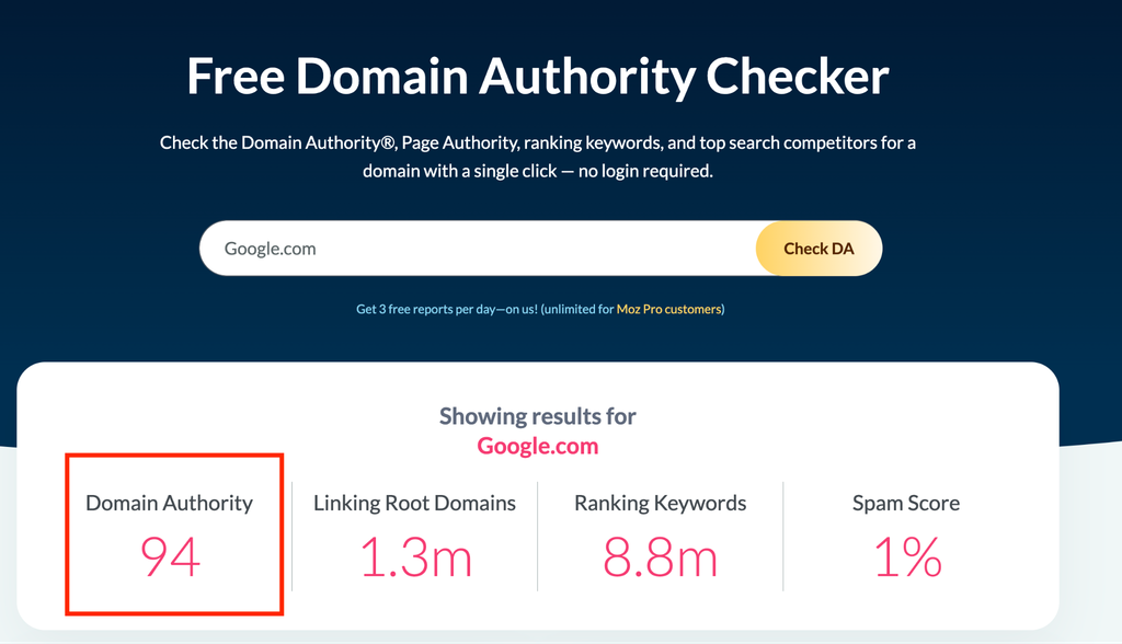 What is Domain Authority?